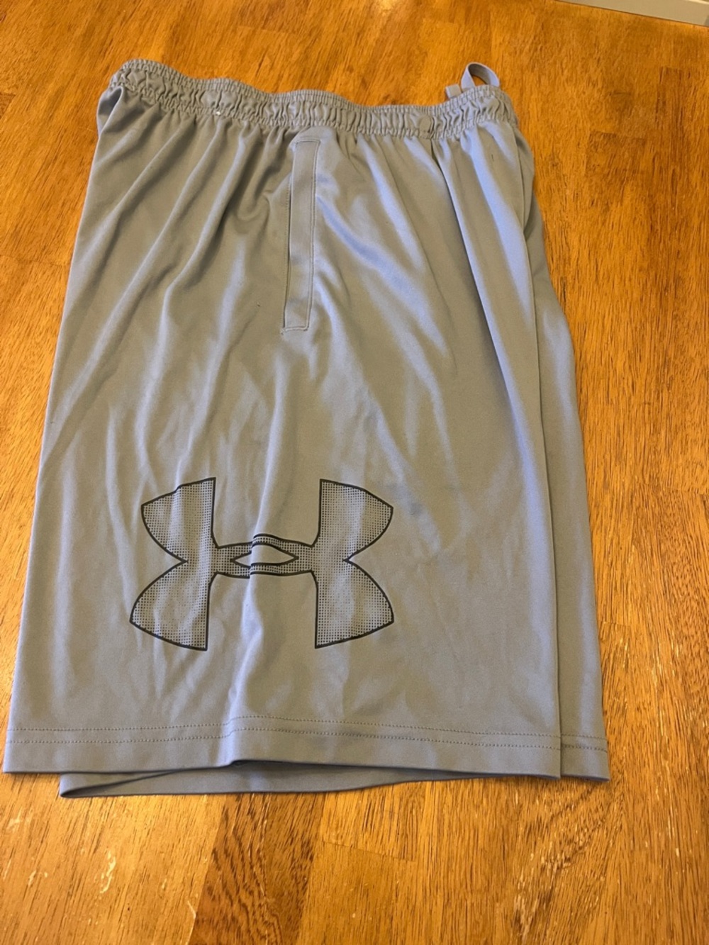 Under Armour Light Grey Athletic Performance Shorts medium